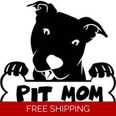 Pit MOM Dog pitbull Pet Die Cut Vinyl Decal sticker Pit MOM Dog pitbull Pet Die Cut Vinyl Decal sticker